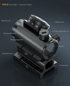 Hawkway RDS-36 Red & Green Dot Sight