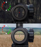 Hawkway 4 MOA Red Green Dot Reflex Sight