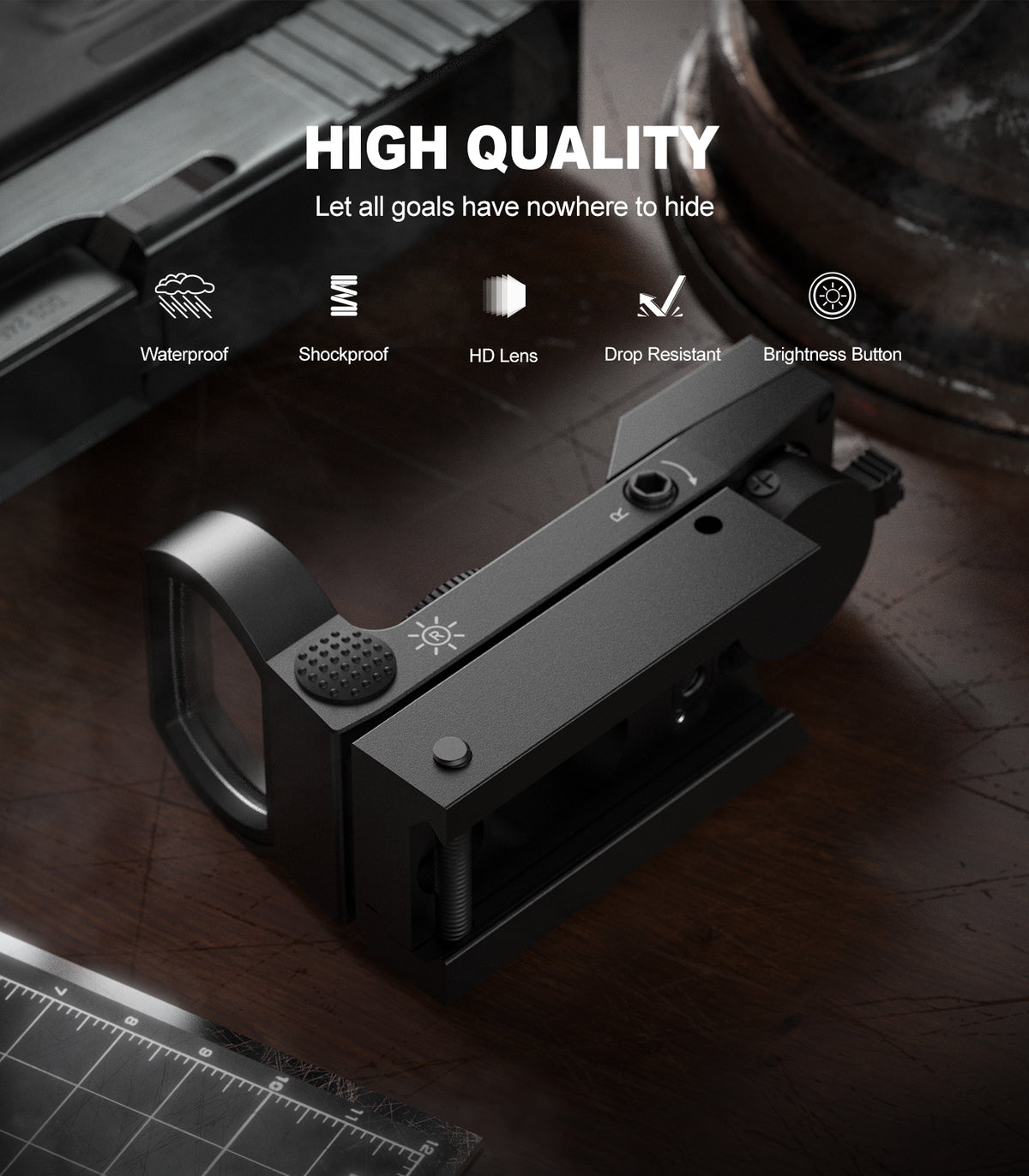 Hawkway RS38 Red Green Dot Reflex Sight