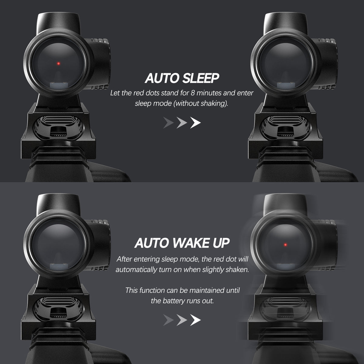 Hawkway V90 2MOA Red Dot Sight