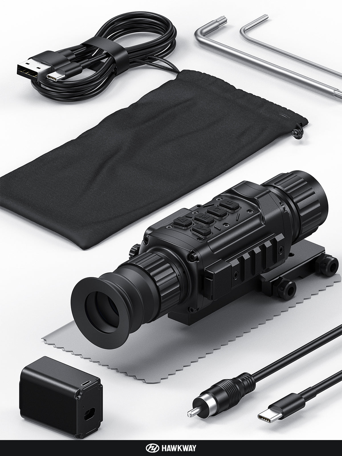 Hawkway 12um 384×288 Resolution Thermal Imaging Scopes