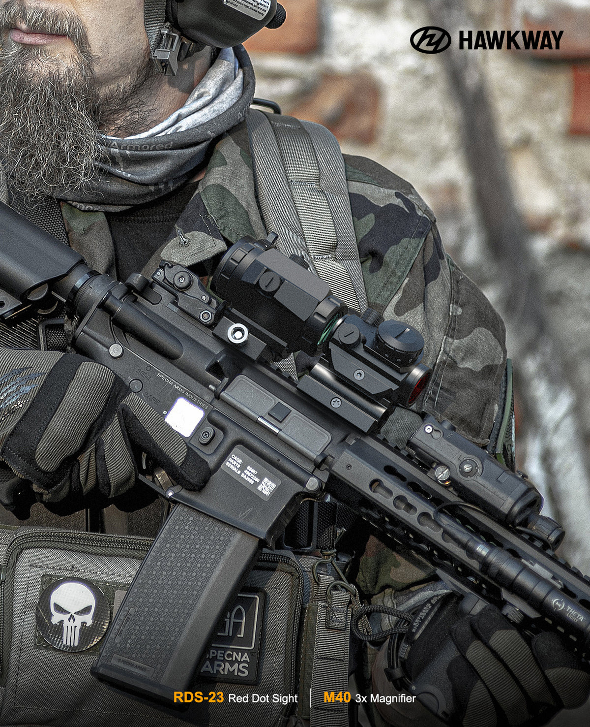 Hawkway RDS-36 Red & Green Dot Sight