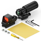 Hawkway RS-30 & M37 Reflex Sight & Magnifier Combo With Left Flip Mount