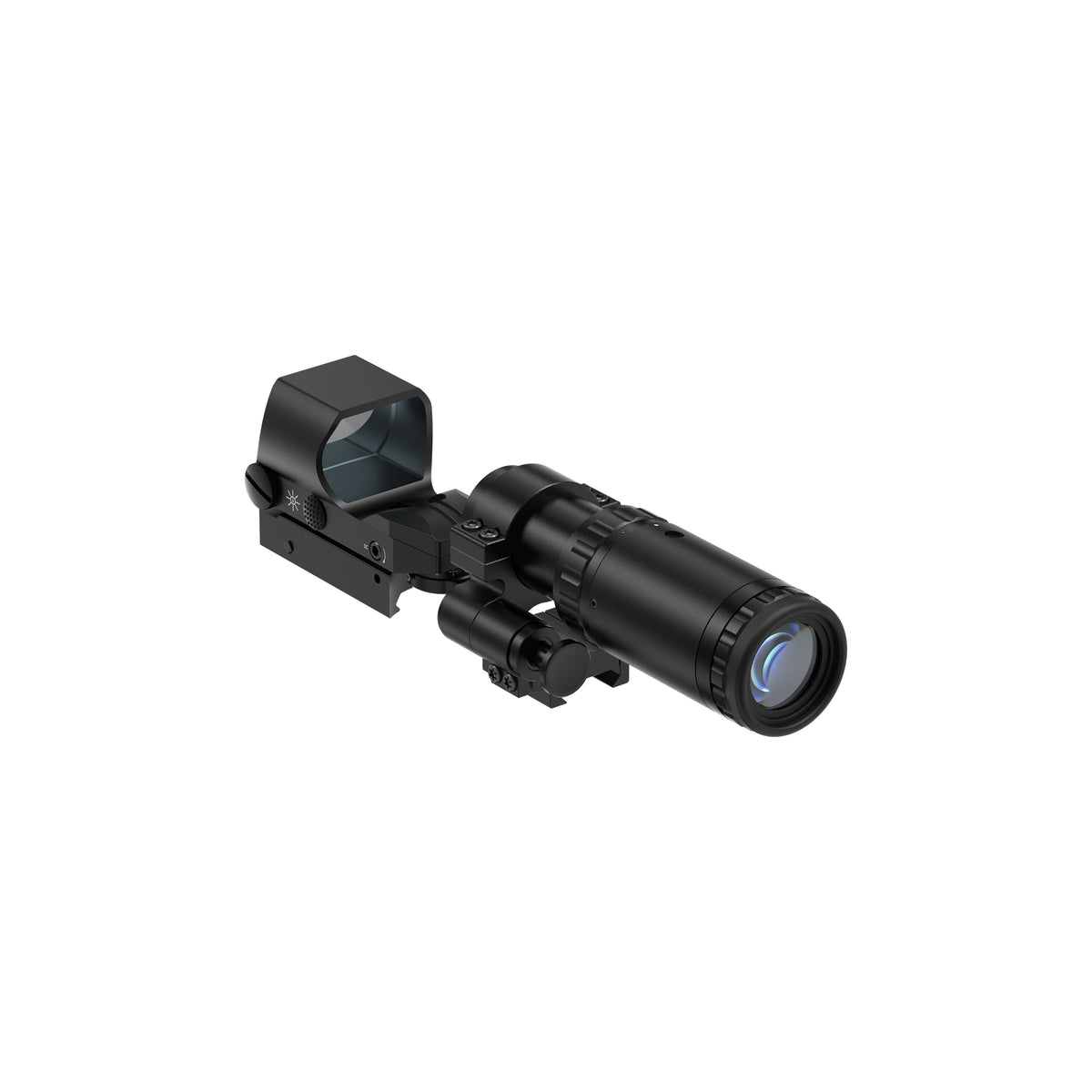 Hawkway RS-30 & M37 Reflex Sight & Magnifier Combo With Left Flip Mount