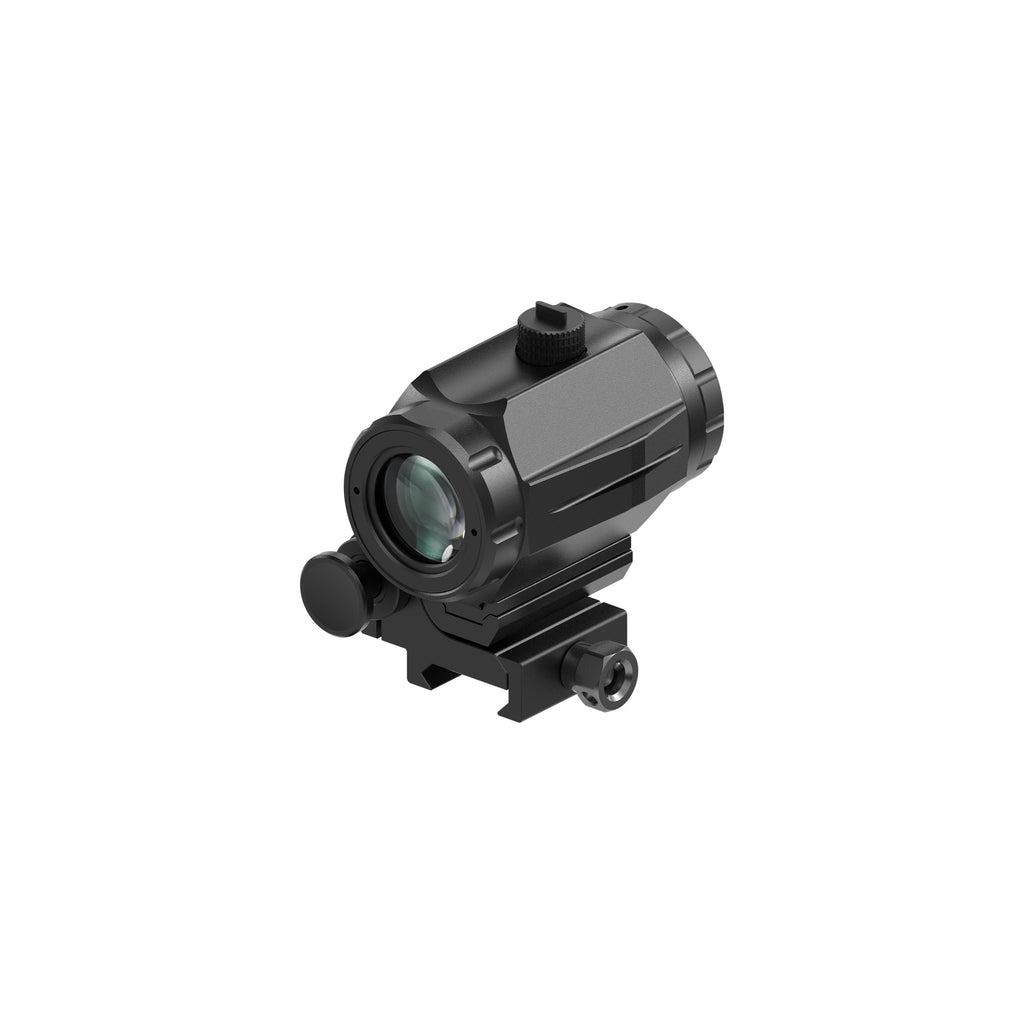 Hawkway M40 3X Red Dot Magnifier With Left Flip Mount