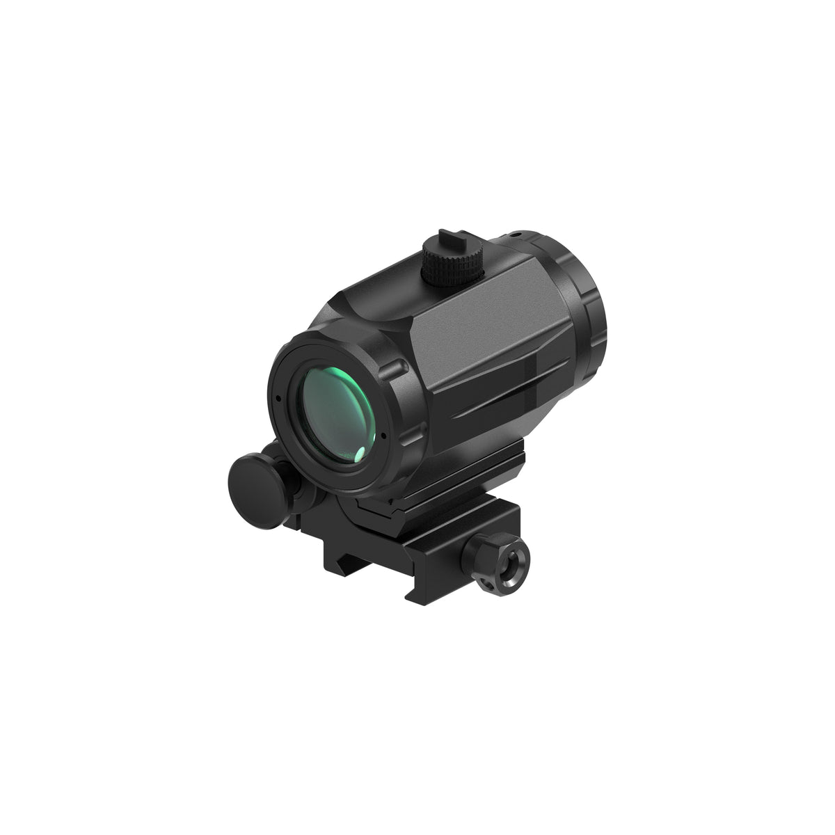 Hwakway M41 3X Red Dot Magnifier With Right Flip Mount