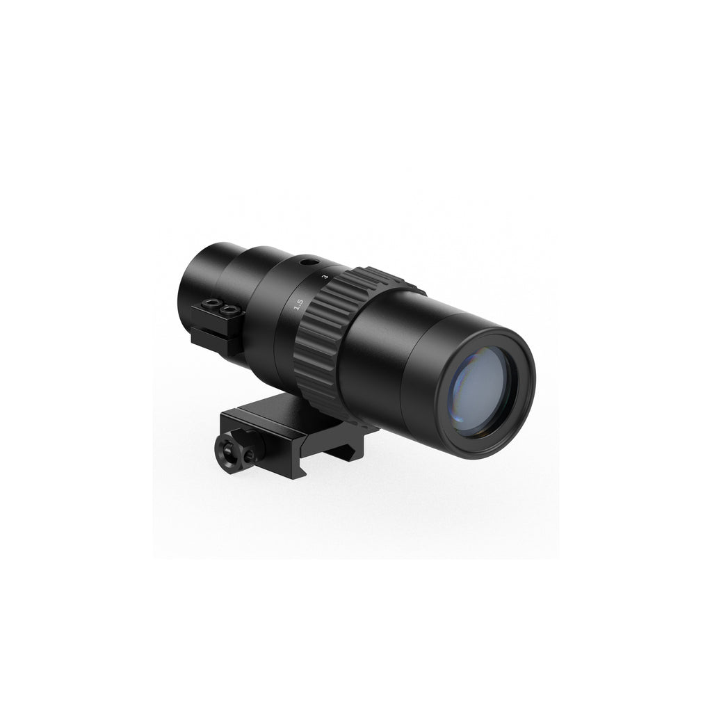 Hawkway M56 1.5x-5x Red Dot Magnifier With Right Flip Mount