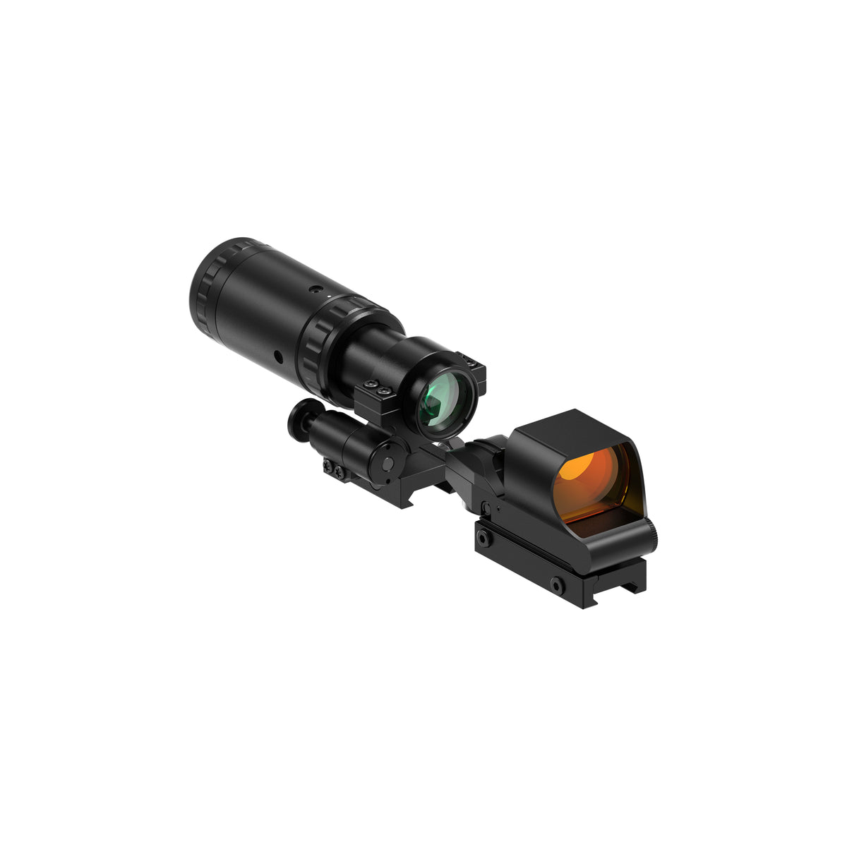 Hawkway RS-30 & M57 Reflex Sight & Magnifier Combo With Right Flip Mount