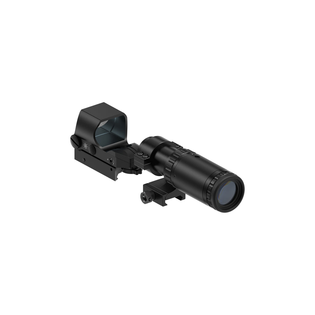 Hawkway RS-30 & M57 Reflex Sight & Magnifier Combo With Right Flip Mount