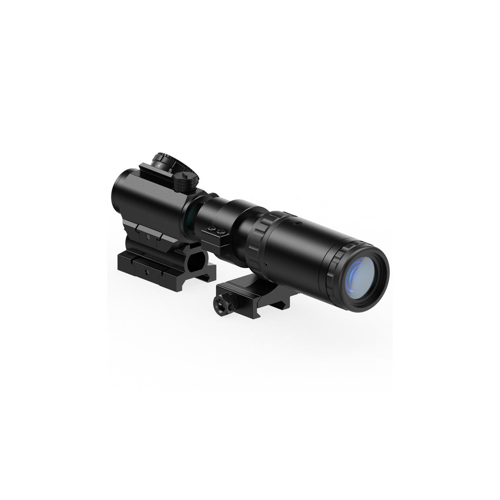 Hawkway RDS-23 & M57 Red Dot & Magnifier Combo With Right Flip Mount
