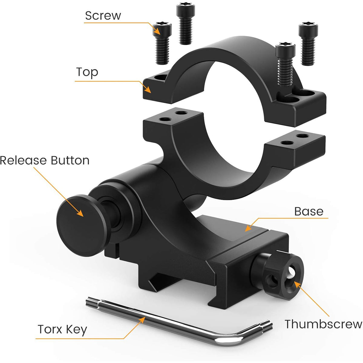 Hawkway T15 Mount Flip to Side Mount