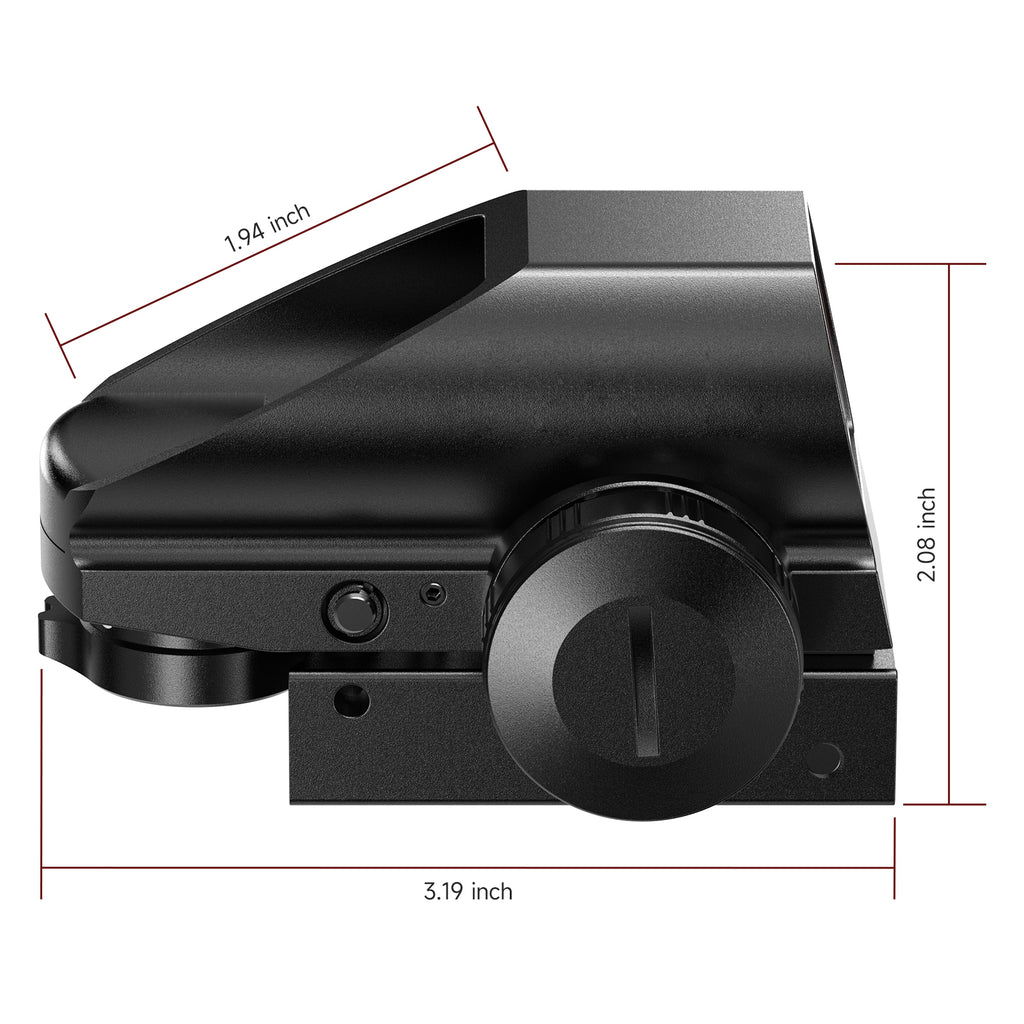 Hawkway RDS-25 Red Dot 4 MOA Reflex Sight