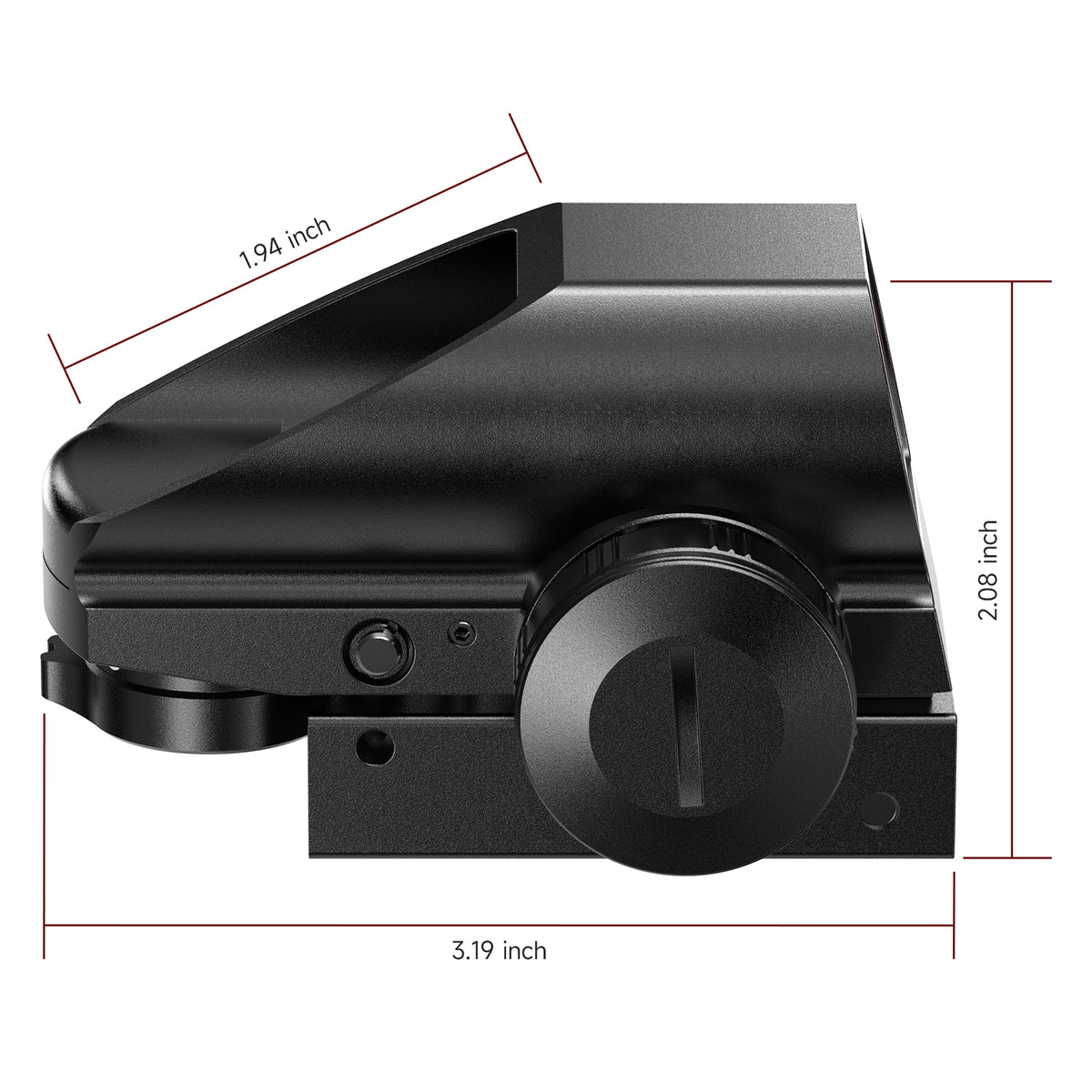 Hawkway RDS-25 Red Dot 4 MOA Reflex Sight
