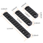 Hawkway M Lock Picatinny Rail Sections
