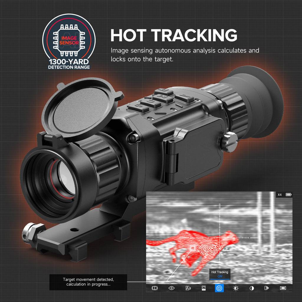 Hawkway 12um 256×192 Resolution Thermal Imaging Scopes