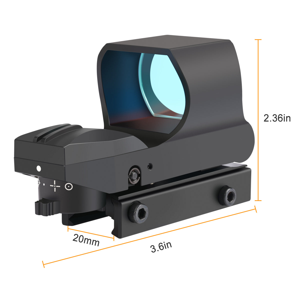 Hawkway RS30 Multiple Reticle System Reflex Sight