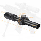 Hawkway RSC-31 1-4x24 LPVO Rifle Scope