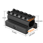 Hawkway 0.83 inch Picatinny Riser Mount