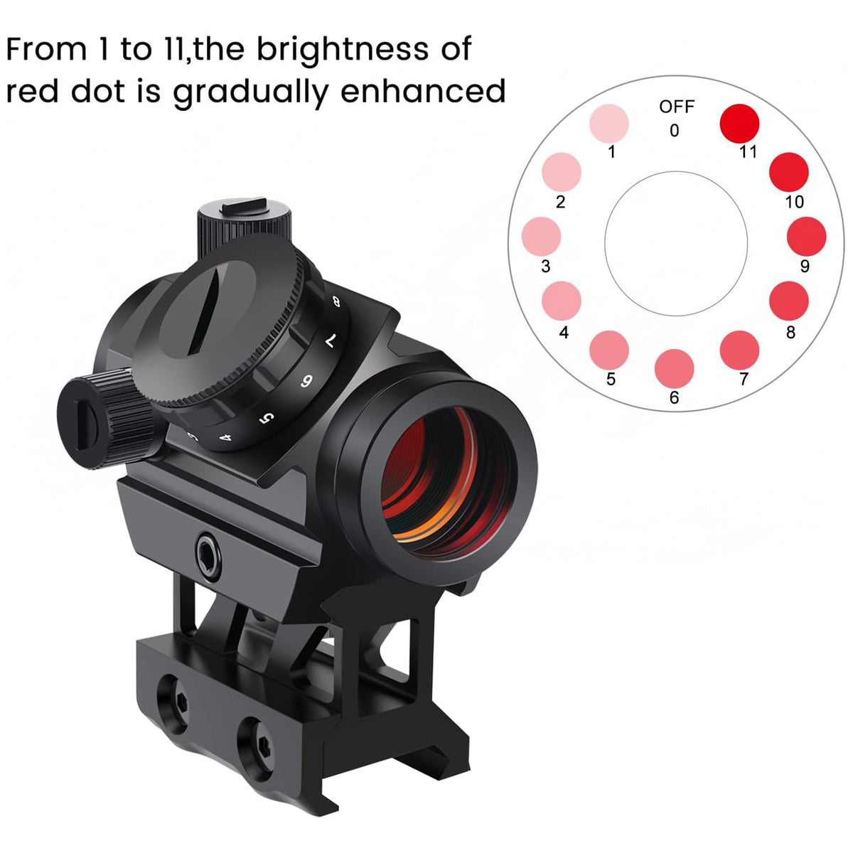 Hawkway RDS-25 Red Dot Sight
