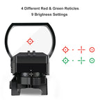 Hawkway 4 Reticles Riflescope Reflex Sight With 45° Rail Mount