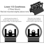 Hawkway 1 Inch Picatinny Riser Mount