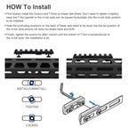 Hawkway M Lock Picatinny Rail Sections