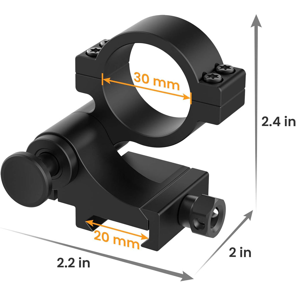 Hawkway T15 Mount Flip to Side Mount