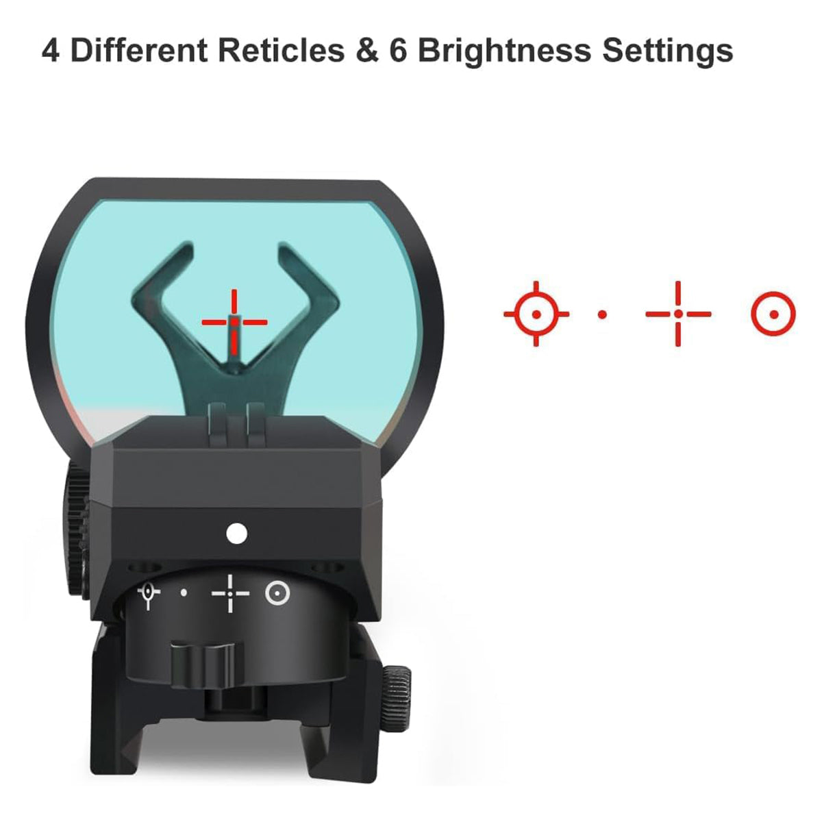Hawkway RS-30 & M57 Reflex Sight & Magnifier Combo With Right Flip Mount