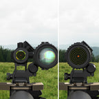Hawkway M56 1.5x-5x Red Dot Magnifier With Right Flip Mount