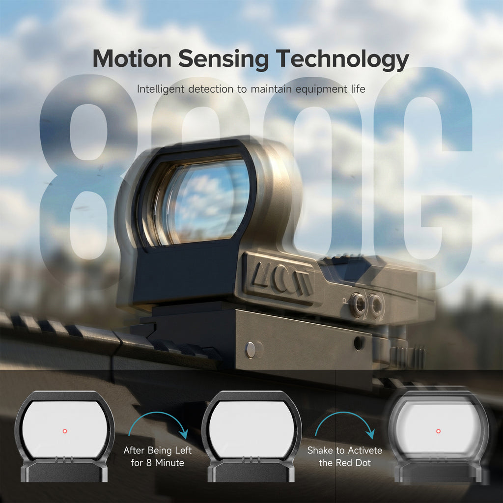 Hawkway RS-27 Green & Red Adjustable Reticle Reflex Sight