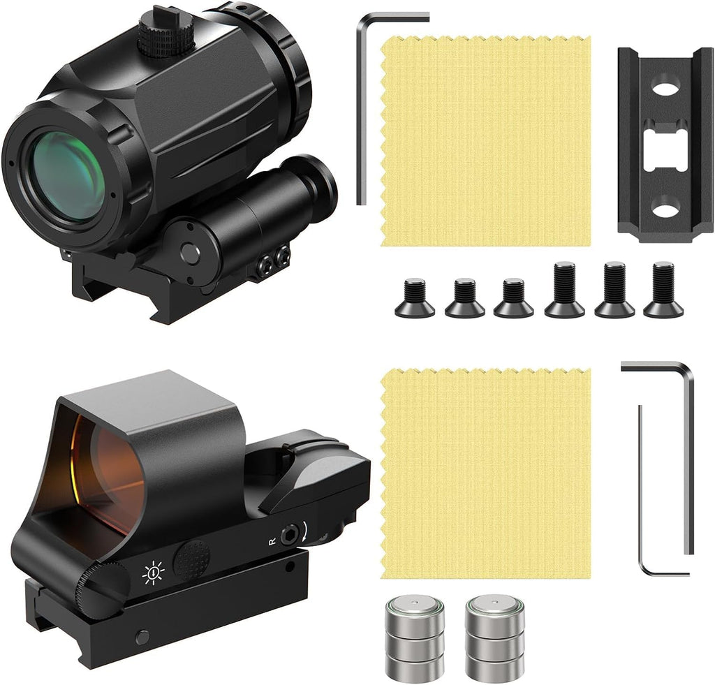 Hawkway RS-30 & M40 Reflex Sight & Magnifier Combo With Left Flip Mount