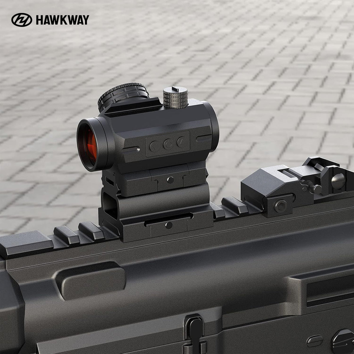 Hawkway 0.95 inch Picatinny Riser Mount