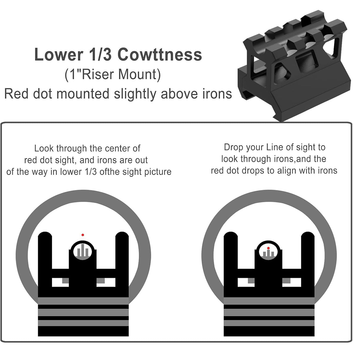 Hawkway RDS-25 Red Dot Sight